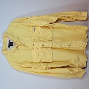 Exofficio Yellow Button Down Shirt‎ Men Size Large